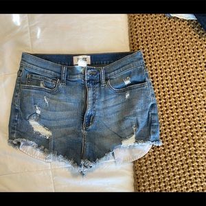 Victoria secret blue Jean shorts